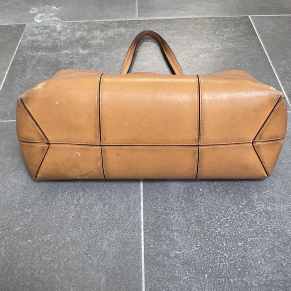 Tory Burch Block-T tote Carmel brown leather - Picture 6 of 8